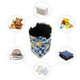 thumbnail image 7 of Yayeee Freestanding Laundry Hamper with Handle Collapsible Large Storage Basket for Clothes, Retro Plaid Lemon, 7 of 7