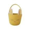 thumbnail image 2 of Dianli Easter Storage Handwoven Rabbits Shaped Basket With Handles Multifunctional Decorative Storage for Toys Snacks Fruit Tabletop Decor, 2 of 6
