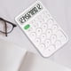 thumbnail image 1 of Calculadora de con de botón portátil de 12 dígitos calculadora calculadora electrónica para , blanco Yotijar minicalculadora, 1 of 10