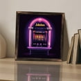 thumbnail image 3 of Vintage Neon Jukebox Wooden Sign Wall Plaque - Vintage Art Decoration, Wall Decoration - Ideal Gift For Home Decoration, Living Room, Bathroom, Bedroom, Garden, Dining, Bar, Cafe, Festival Party De, 3 of 7