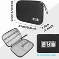 thumbnail image 3 of Travel Electronic Organizer Bag, Portable Cable Storage Pouch for Hard Drive Chargers and Small Accessories, 3 of 7