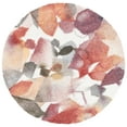 thumbnail image 2 of SAFAVIEH Calista Alyx Geometric Area Rug, Rust/Gold, 5'3" x 5'3" Round, 2 of 11