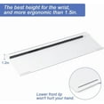 thumbnail image 4 of RHEA- Clear Acrylic Tilted Computer Keyboard Holder For Ergonomic Typing, Keyboard Sta, 4 of 6