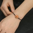 thumbnail image 4 of SIfdSeng Handmade Adjustable Wax String Woven Non Tarnish Tennis Bracelet Basketball Baseball Rugby Ball Charm Sports Bead Bracelet Basketball Wax Rope Bracelet Men's Hand Rope Butterfly Bracelet, 4 of 7
