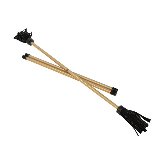 Z-Stix Professional Juggling Flower Sticks/Devil Sticks and 2 Hand Sticks, High Quality, Beginner Friendly - Solid Series (Banshee, Gold)