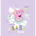 thumbnail image 2 of CafePress - Peppa Pig: Hello Baby Evie - Unique Fabric Shower Curtain 70" x 72", 2 of 3