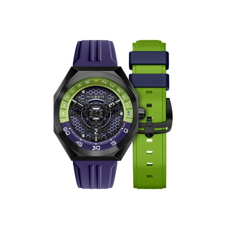 Nubeo Skylab Stainless Steel 48mm Japanese Automatic Wristwatch NB-6083-0B