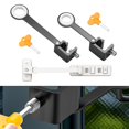 thumbnail image 3 of Adjustable Window Lock With Key Aluminum Alloy Window Stoppers For Home Office, 3 of 6
