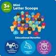 thumbnail image 6 of Learning Resources Mini Letter Scoops  Preschool Learning Toys Stacking Toys Ages 3, 6 of 7