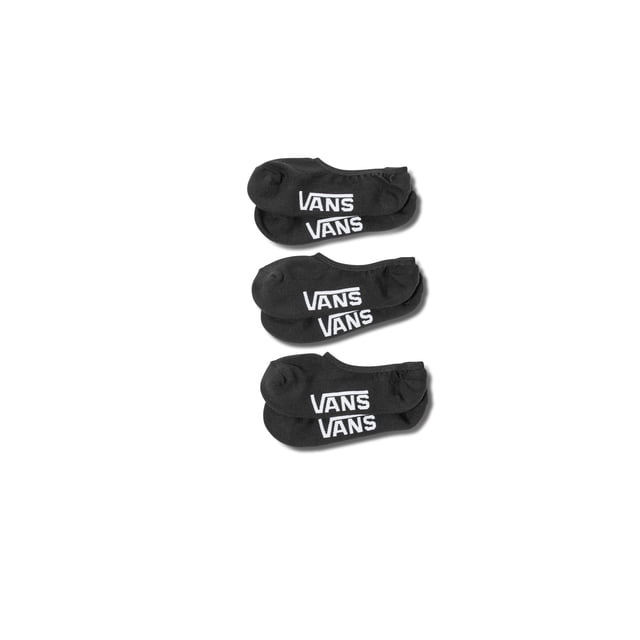 Calcetines Vans Classic No Show Negro 6.5-9