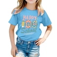 thumbnail image 1 of TZEWGL T-Shirts pour Fille Garçon Imprimé Col Rond Manches Courtes Vêtements pour Enfants Taille 5-6T, 1 of 6