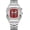 Silver Red, variant on men's watch Modern Stainless Steel Analog Watch Perspective Dial with Unique Colorful Dial – Stylish and Precise for Everyday Wear