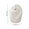 thumbnail image 3 of 1 PC Flameless LED Tealight Candle, White Rose Plastic Tealight Battery Operated, Cozy Light for Romantic Pool Bathtub Hot Bath Wedding Valentines Centerpiece Decor, 3 of 6