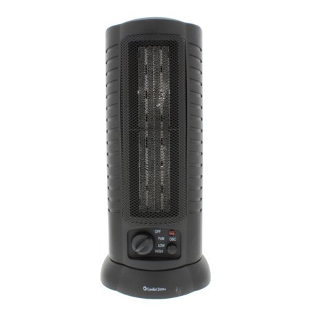 Comfort Zone Cz488 1500 Watt Mini Oscillating Ceramic Tower