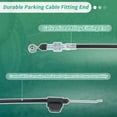 thumbnail image 5 of Unique Bargains No.064-8057-75 Lawn Mower Brake Cable for Bad Boy 54" for MZ Magnum Lawn Mower Parking Brake Cable, 5 of 7