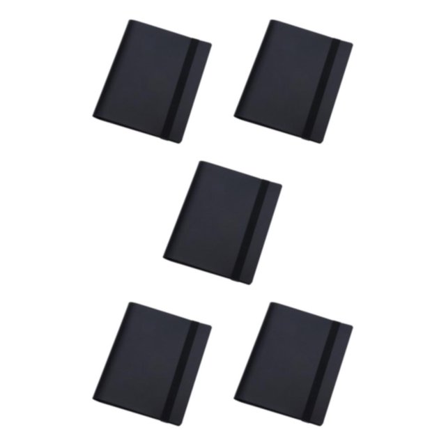 Maytalsory Multifunctional Postcard Album For Organizing Collection Photo Album Durable Construction Classic black 3 inches 160 5Set