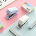 thumbnail image 5 of Pink mini stapler with staple remover and 640 staples, cute stapler gift, 5 of 5
