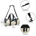 thumbnail image 5 of Whale Gym Bag, Yoga Bag, Sports Bag, Weekender Bag, Size 17.7 Inches with Interior Zipper Pocket - Large Capacity, 5 of 6