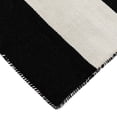 thumbnail image 2 of Liora Manne Sorrento Rugby Stripe Indoor Outdoor Area Rug Black, 2 of 5