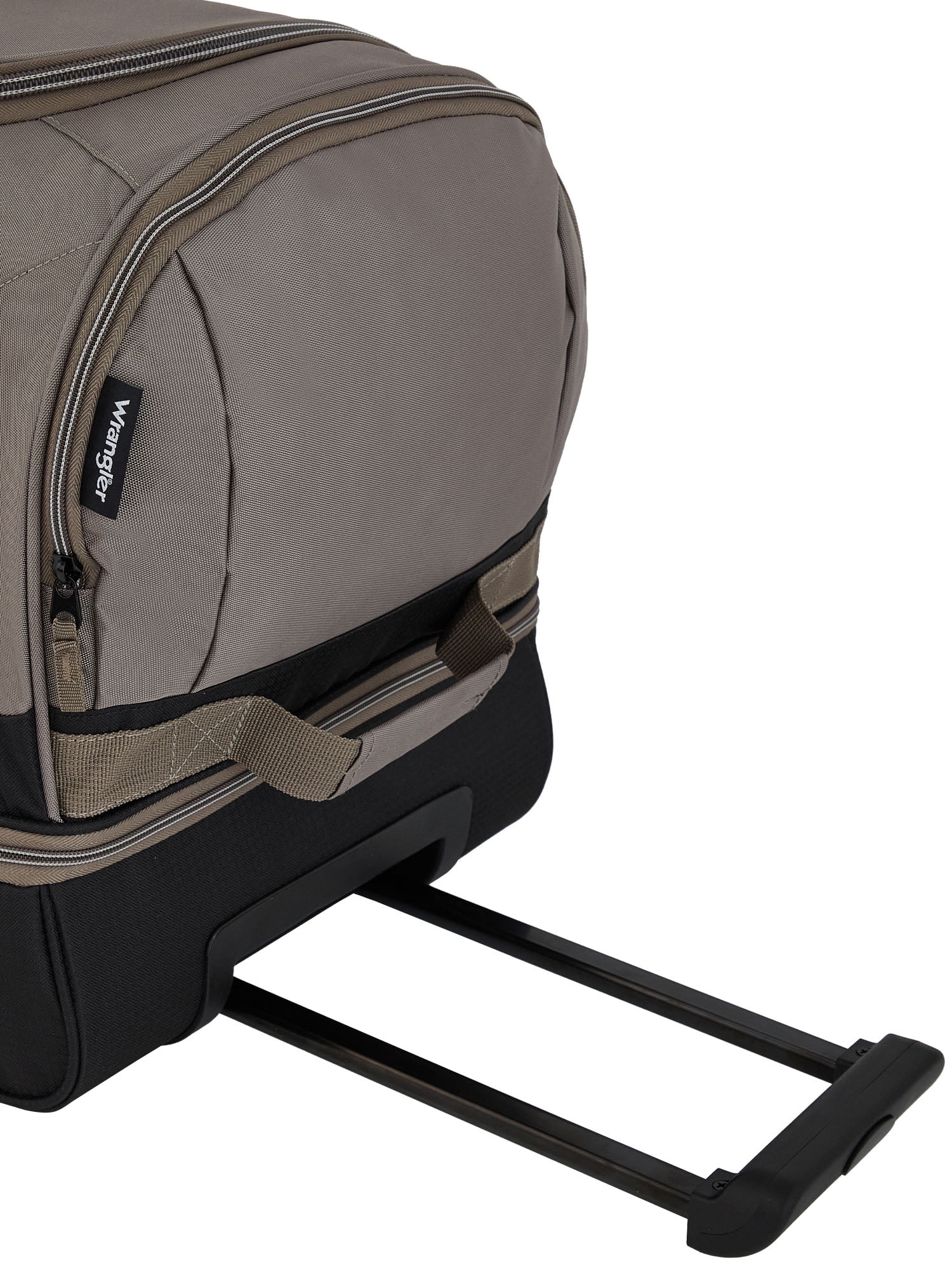 Wrangler Large 30" Drop-Bottom Rolling Travel Duffel Bag, Fallen Rock