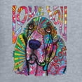 thumbnail image 2 of Colorful Beagle | Dogs Love You | Dean Russo Art Animal Lover Womenâ€™s Standard V-Neck Tee, Heather Grey, XX-Large, 2 of 6