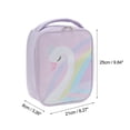 thumbnail image 5 of Unique Bargains 1 Pc Portable Cartoon Lunch Bag Pinkish Purple, 5 of 5