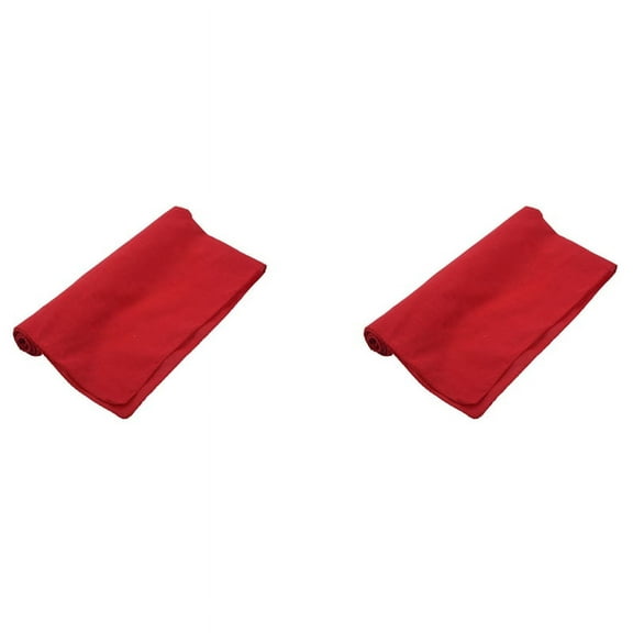 4X Fancy Plain Bandana 100% Cotton Head Neck Wrist Wrap Neckerchief Scarf 12 Color Colour:Red
