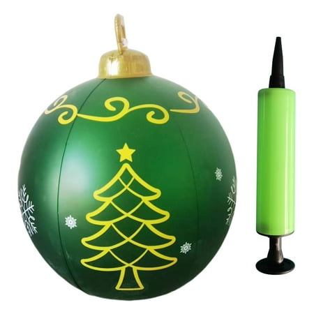 

Lyqzj 60CM Airblow Ball Christmas Waterproof Infated Ball for Indoor/Outdoor Decor (A)