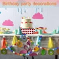 thumbnail image 3 of 3pk Rainbow Pom Pom Garland Decorations, Cute Colorful Felt Ball Garland Hanging Decorations for Christmas Tree Home Decor Wedding Birthday Party Supplies, 3 of 5
