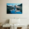 thumbnail image 2 of Elephant Stock Reflections Of Glacier Wall Art - Horizontal Canvas Wall Art - Living Room Wall Decor - Animal Canvas - Brown And Green Decor By Gordon Semmens - 39" x 26", 2 of 8