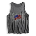 thumbnail image 4 of Fartey 4th of July Patriotic Tank Tops for Women American Flag Print Shirts Casual Sleeveless Crewneck Going Out Tees Independence Day Tshirt Gray L, 4 of 4
