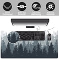 thumbnail image 5 of sixwipe XXL Gaming Mouse Pad, 35.4" x 15.7" Non-Slip Desk Mat, 3mm Thick Stitched Edge Rubber Base, Large Computer Keyboard Pad for Work, Game, Office & Home, 5 of 8