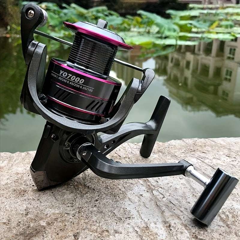 2000-6000 Series,5.2:1 Gear Ratio,26LB Max Drag,Shallow Spool,Spinning Fishing Reel,For Freshwater Saltwater