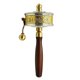 thumbnail image 1 of Copper Hand Held Prayer Wheel With Tibetan Buddhist Truth Buddha Scriptures, Wooden Handle For Blessing, Meditation, Relaxing, Yoga, 1 of 5