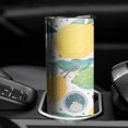 thumbnail image 3 of Lemon Skinny Tumbler with Lid Straw Rust Resistant Coffee Travel Mug Modern Tumbler 20 oz for Home Office Supplies Camping Outdoor, 3 of 7