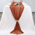 thumbnail image 3 of Navy Blue Cheesecloth Table Runner 3.3ft Long Gauze Table Runner Rustic Wedding Cheese Cloths Decor for Wedding Bridal Baby Shower Birthday Party Wedding Decorations Boho Table Runner, 3 of 5