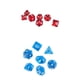 thumbnail image 1 of de Dados Poliédricos de 14 Piezas D8 D10 D12 D20 para s de D&D Rojo Y Azul Hugo Juego de dados poliédricos, 1 of 10