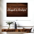 thumbnail image 3 of Elephant Stock Blessed And Grateful Typography I Wall Art - Horizontal Canvas Wall Art - Living Room Wall Decor - Wall Signs Canvas - Brown And Black Decor - 39" x 26", 3 of 8