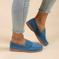 thumbnail image 5 of Chenyee Suede Loafers for Women Slip On Comfortable Casual Dressy Business Work Shoes for All Season, 5 of 6