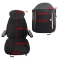 thumbnail image 4 of labwork Seat Assembly with Headrest Replacement for New Holland Loader Backhoe 555 555A 555B 555C 555D 555E 575D, 4 of 6