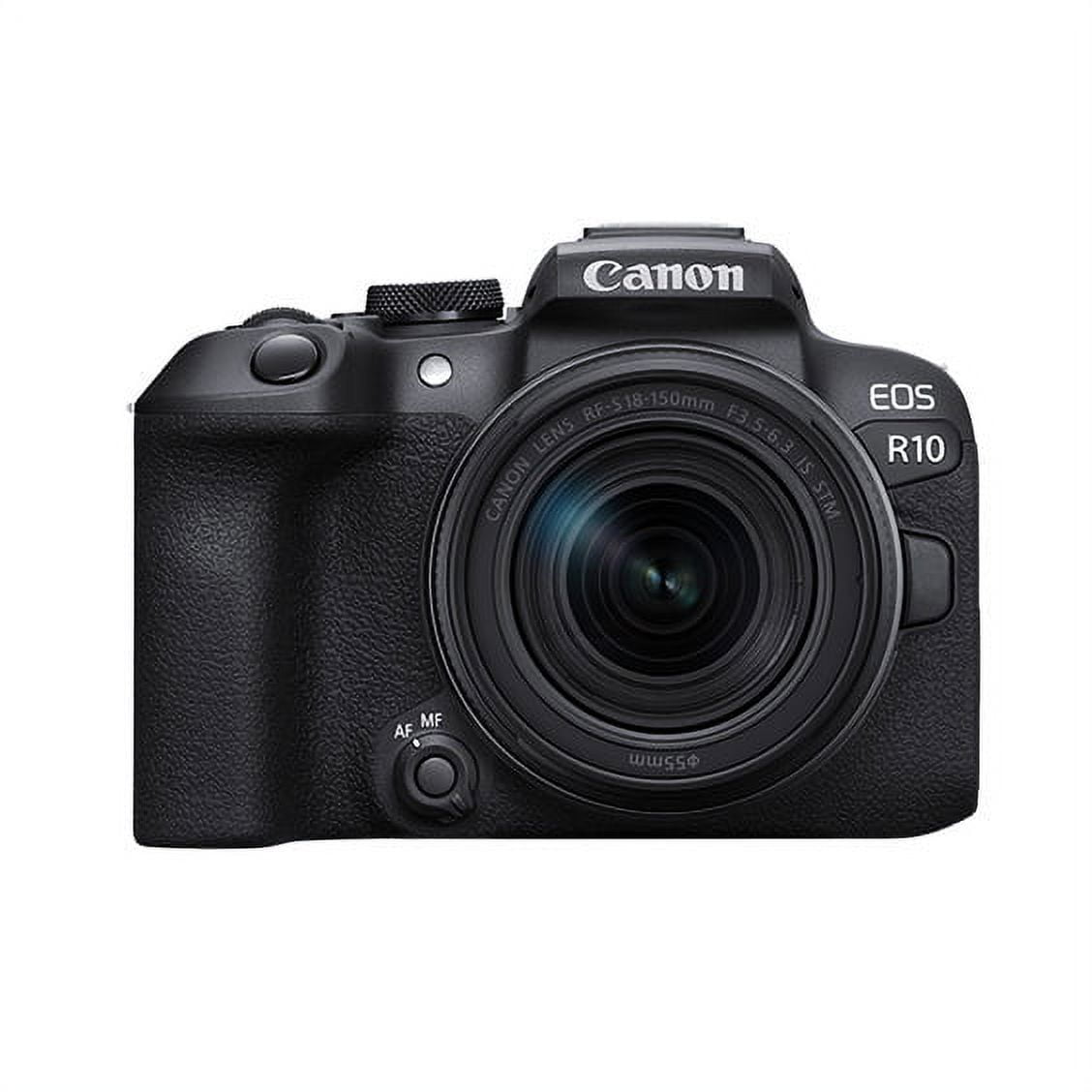 Canon EOS R10 Mirrorless Camera, 24.2MP, RF-S 18-150MM F3.5-6.3 IS