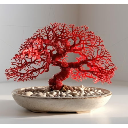Heart of The Dragon Dogwood Bonsai Tree Cutting to Grow - Rare Vibrant Red Barked Bonsai