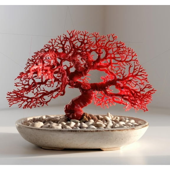 Heart of The Dragon Dogwood Bonsai Tree Cutting to Grow - Rare Vibrant Red Barked Bonsai