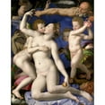 thumbnail image 3 of Agnolo Bronzino 15x18 Black Modern Framed Museum Art Print Titled - Venus, Cupid, Folly and Time (1540-1545), 3 of 5