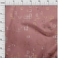 thumbnail image 3 of oneOone Cotton Poplin Dark Peach Fabric Geometric Sewing Material Print Fabric By The Yard 42 Inch Wide, 3 of 6