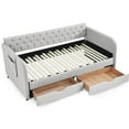 thumbnail image 3 of Linen Beige Daybed with Storage Function | Fits Various Interiors, Easy to Assemble, 3 of 6