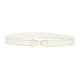 thumbnail image 2 of Cinturón delgado de moda para mujer, cintura elástica, cinturones elásticos con hebilla de lazo, cinturón de cuero PU para mujer , Blanco Yinane Cinturón de mujer, 2 of 8
