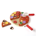 thumbnail image 1 of 27pcs Pizza Wooden Toys Food Cooking Simulation Tableware Children Kitchen Pretend Play Toy Fruit Vegetable Cutting Game, 1 of 7