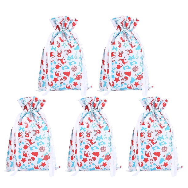 Nueva bolsa de regalo de Navidad Bolsa de regalo con cordón Bolsa de papel de aluminio de Navidad Bolsa de regalo de Navidad Wmkox8yii HFSH691