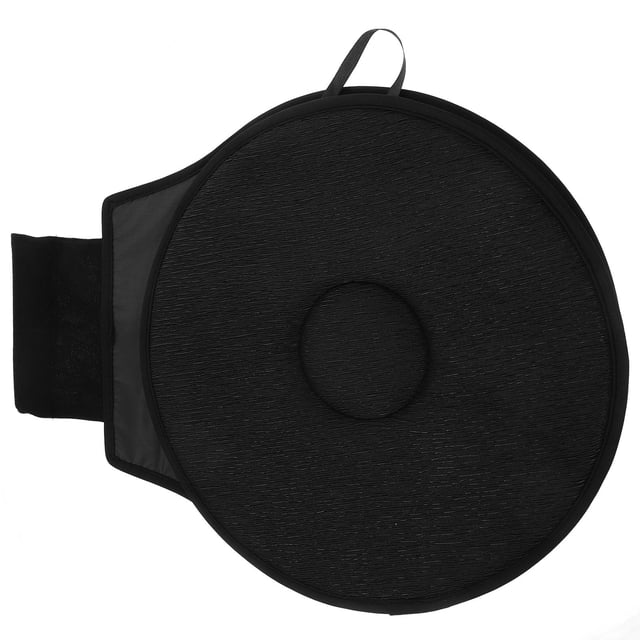 WRITWAA Car Seat Swivel For Elderly Rotating Seat Cushion Black Spandex 1Pack For Enhanced Mobility